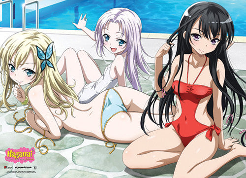 Image of HAGANAI - SENA & ANGRY YOZORA WALLSCROLL
