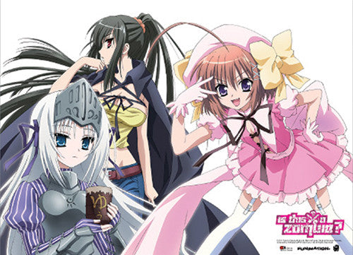 Image of IS THIS A ZOMBIE GROUP WALLSCROLL 001