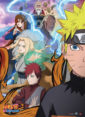 NARUTO SHIPPUDEN - NARUTO ALLIES WALLSCROLL