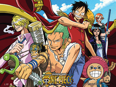 ONE PIECE - STRAW HAT CREW COLLAGE WALL SCROLL