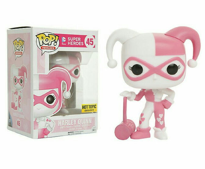 Harley Quinn with Mallet (Pink Hearts) (Hot Topic Exclusive)