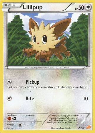 Image of Lillipup (27/30) [Black & White: Trainer Kit - Excadrill]