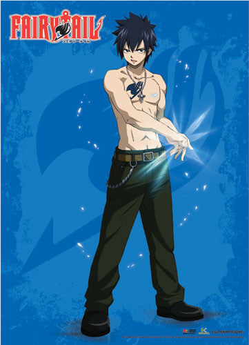 Image of FAIRY TAIL - GRAY SINGLE SHOT WALL SCROLL