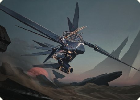 Image of Steel Seraph Art Card [The Brothers' War Art Series]