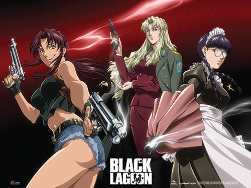 BLACK LAGOON - REVY, BALALAIKA & ROBERTA WALL SCROLL