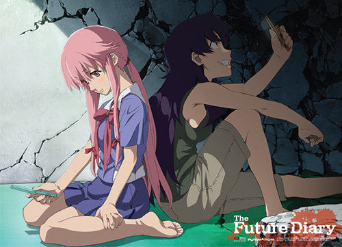 Image of FUTURE DIARY - YUNO & MINENE WALLSCROLL