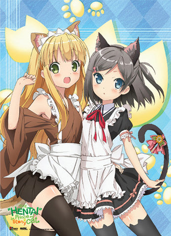 HENTAI PRINCE & THE STONY CAT - AZUSA & TSUKIKO WALLSCROLL