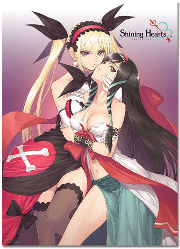 Image of SHINING HEARTS - MISTY AND KAGUYA WALLSCROLL