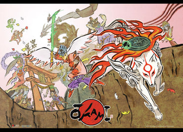 OKAMI - GROUP SHOT WALLSCROLL