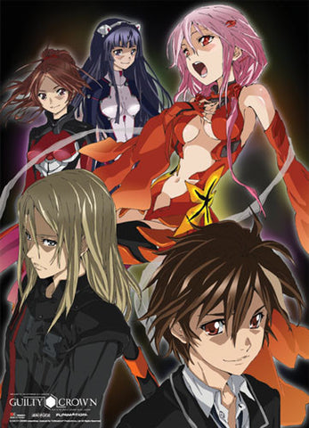 GUILTY CROWN - GROUP WALLSCROLL