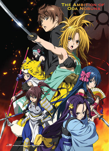 Image of THE AMBITION OF ODA NOBUNA - KEY ART WALLSCROLL