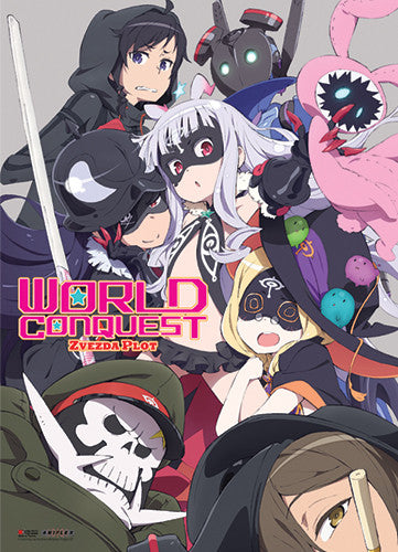 Image of WORLD CONQUEST ZVEZDA PLOT - GROUP KEYART 1 WALLSCROLL