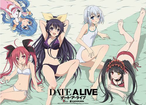 Image of DATE A LIVE - MAIN 4 WITH KURUMI IN SWIMWEAR WALL SCROLL