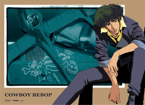 Image of COWBOY BEBOP - SPIKE & SWORDSIGH II WALLSCROLL