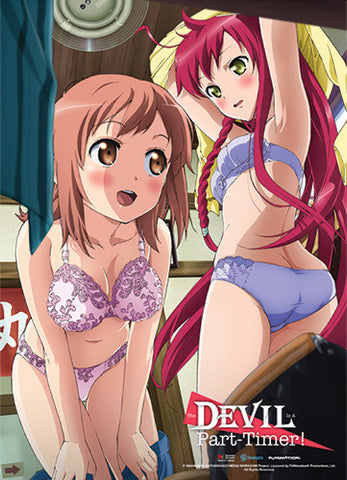 THE DEVIL IS A PART-TIMER - SENTOU WALLSCROLL