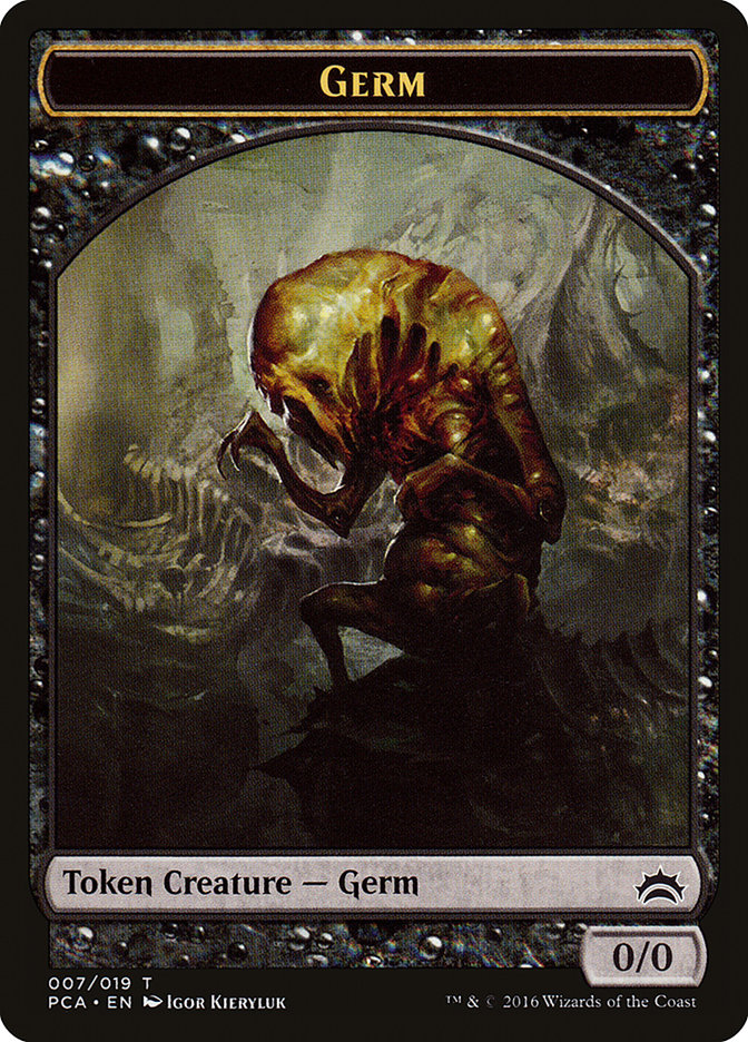 Image of Germ // Goblin Double-Sided Token [Planechase Anthology Tokens]