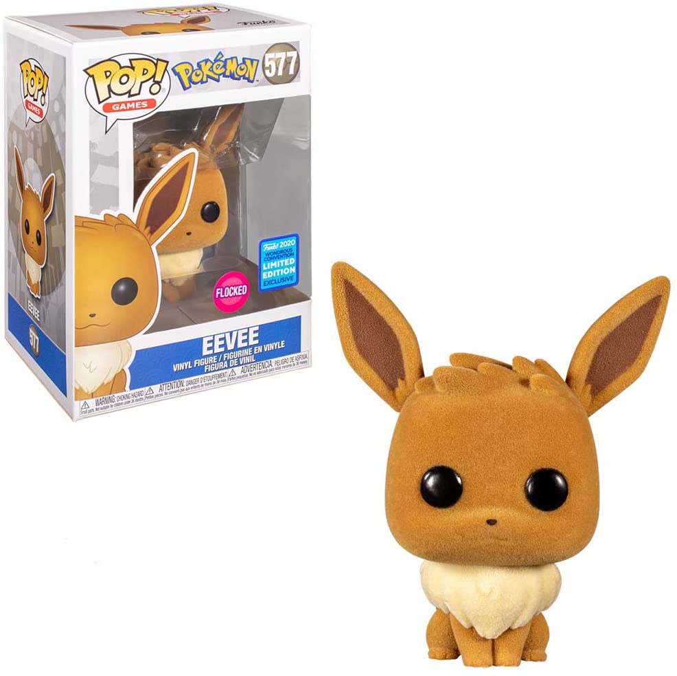 Image of Eevee #577 (Pokemon Flocked Funko 2020 Wondrous Convention Limited Edition Exclusive)