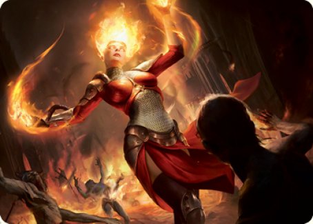 Image of Light Up the Night Art Card [Innistrad: Midnight Hunt Art Series]