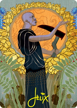 Image of Cultivate Art Card (Gold-Stamped Signature) [Strixhaven: School of Mages Art Series]