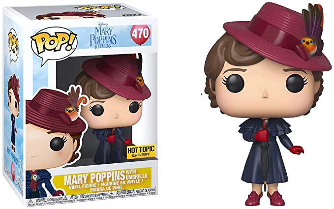 Image of Mary Poppins with Umbrella [Hot Topic Exclusive] (Mary Poppins Returns) #470