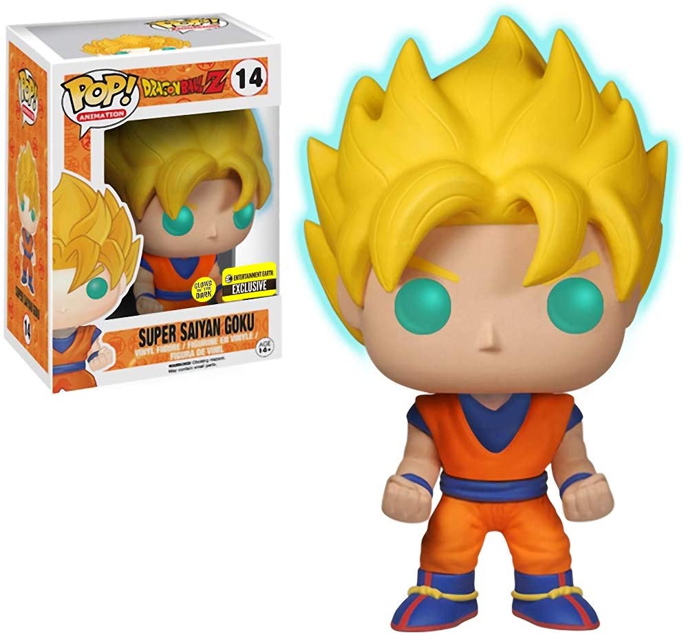 Image of Super Saiyan Goku #14 (Entertainment Earth Exclusive) (Glows In The Dark)
