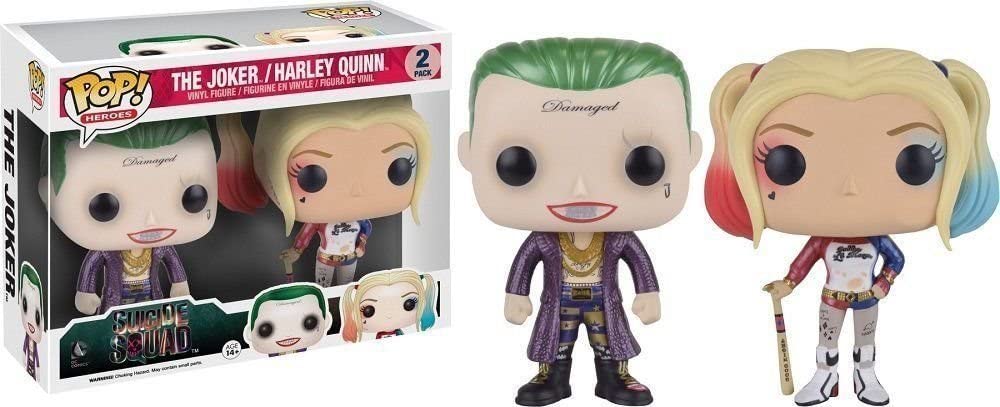 Image of The Joker / Harley Quinn (Pop! Heroes Suicide Squad) (2 Pack)