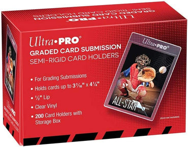 SEMI RIGID TALL/GRADED CARD SUBMISSION HOLDERS (200 ct)