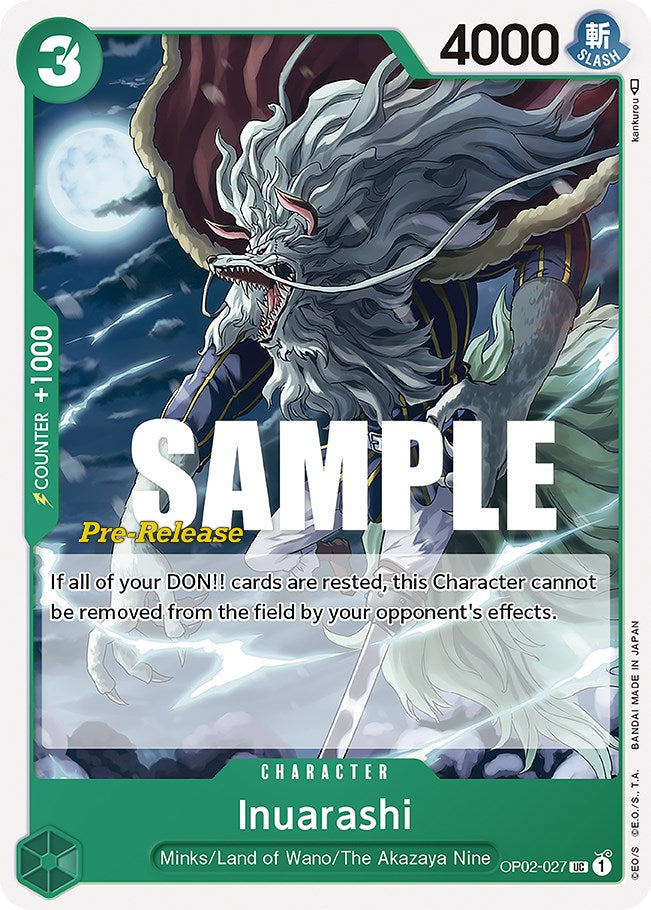 Image of Inuarashi [Paramount War Pre-Release Cards]