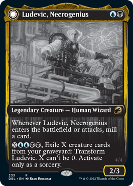 Image of Ludevic, Necrogenius // Olag, Ludevic's Hubris [Innistrad: Double Feature]