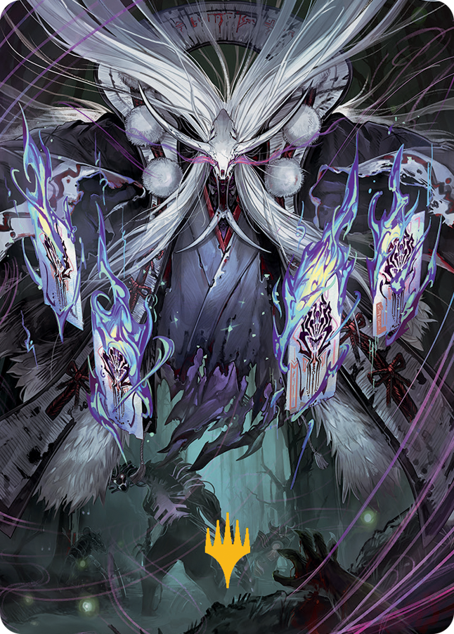 Image of Horobi, Death's Wail Art Card (Gold-Stamped Signature) [March of the Machine Art Series]