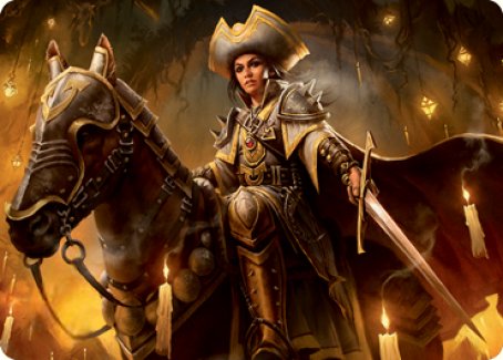 Image of Seasoned Cathar Art Card [Innistrad: Midnight Hunt Art Series]