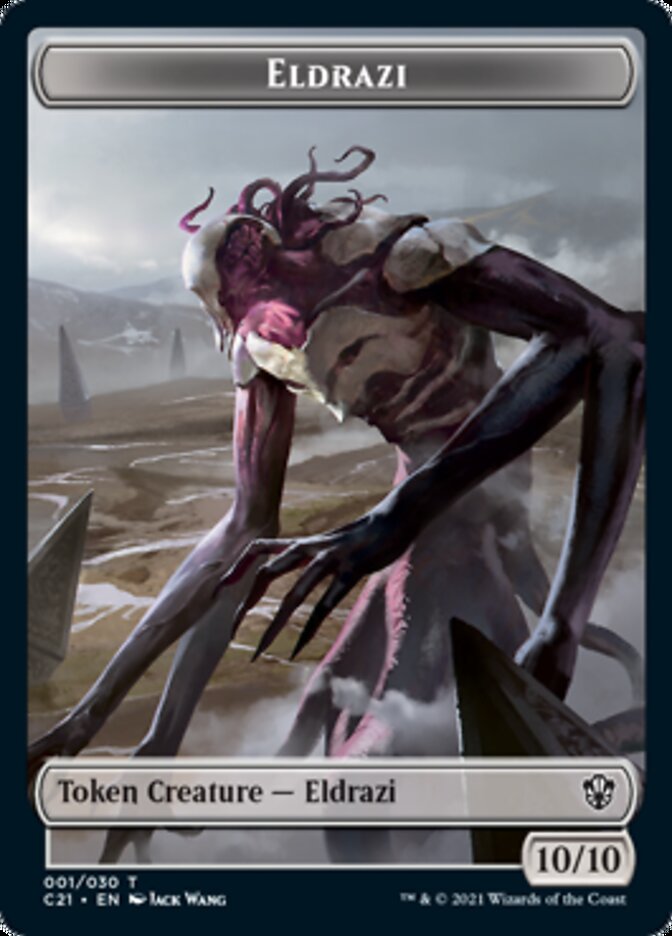 Image of Eldrazi // Champion of Wits Double-Sided Token [Commander 2021 Tokens]