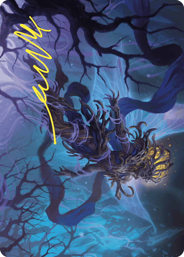 Image of Sleep-Cursed Faerie Art Card (Gold-Stamped Signature) [Wilds of Eldraine Art Series]