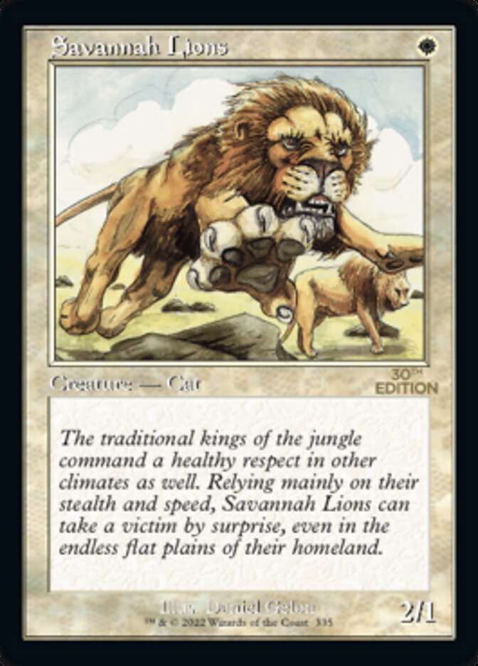 Image of Savannah Lions (Retro) [30th Anniversary Edition]