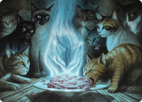 Image of Can't Stay Away Art Card [Innistrad: Midnight Hunt Art Series]