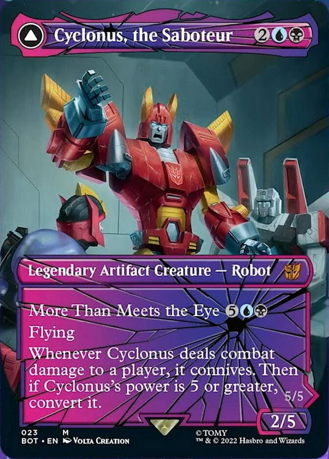 Image of Cyclonus, the Saboteur // Cyclonus, Cybertronian Fighter (Shattered Glass) [Transformers]