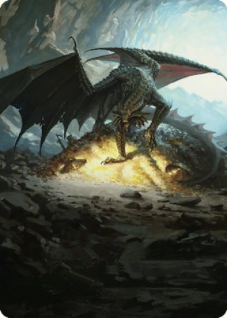 Image of Ancient Copper Dragon Art Card (04) [Commander Legends: Battle for Baldur's Gate Art Series]