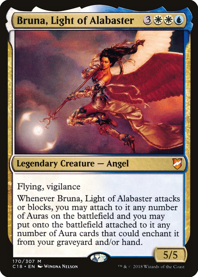 Image of Bruna, Light of Alabaster (Oversized) [Commander 2018 Oversized]