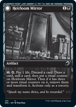 Image of Heirloom Mirror // Inherited Fiend [Innistrad: Double Feature]