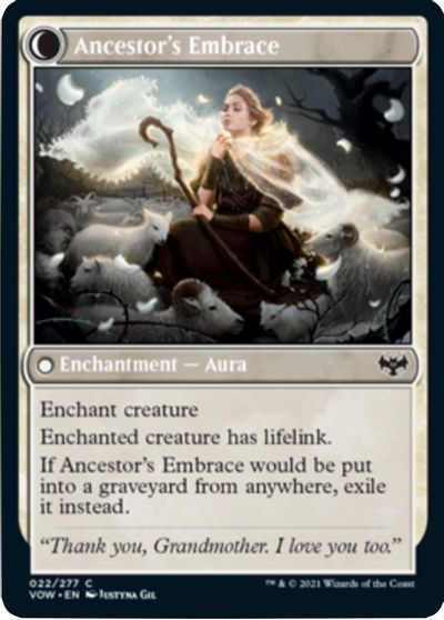 Image of Kindly Ancestor // Ancestor's Embrace [Innistrad: Crimson Vow]