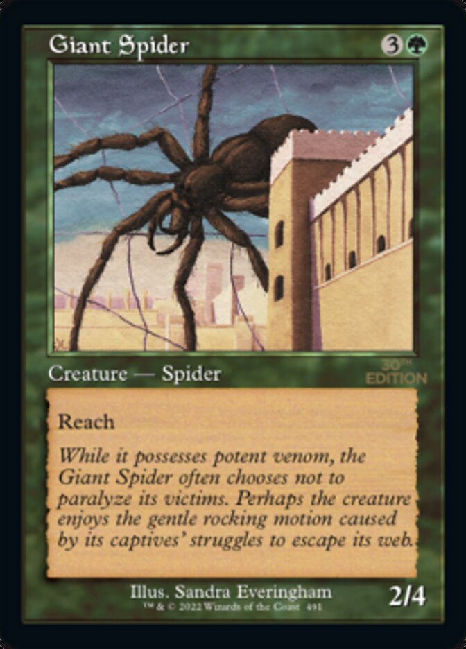 Image of Giant Spider (Retro) [30th Anniversary Edition]