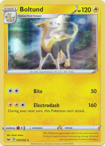 Image of Boltund (076/202) (Cosmos Holo) [Sword & Shield: Base Set]