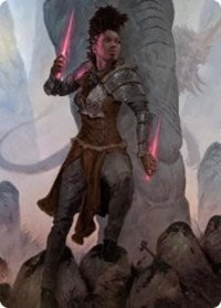 Image of Kaya the Inexorable Art Card [Kaldheim Art Series]