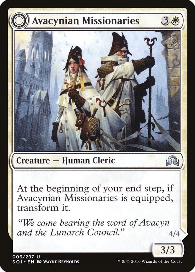 Image of Avacynian Missionaries // Lunarch Inquisitors [Shadows over Innistrad]