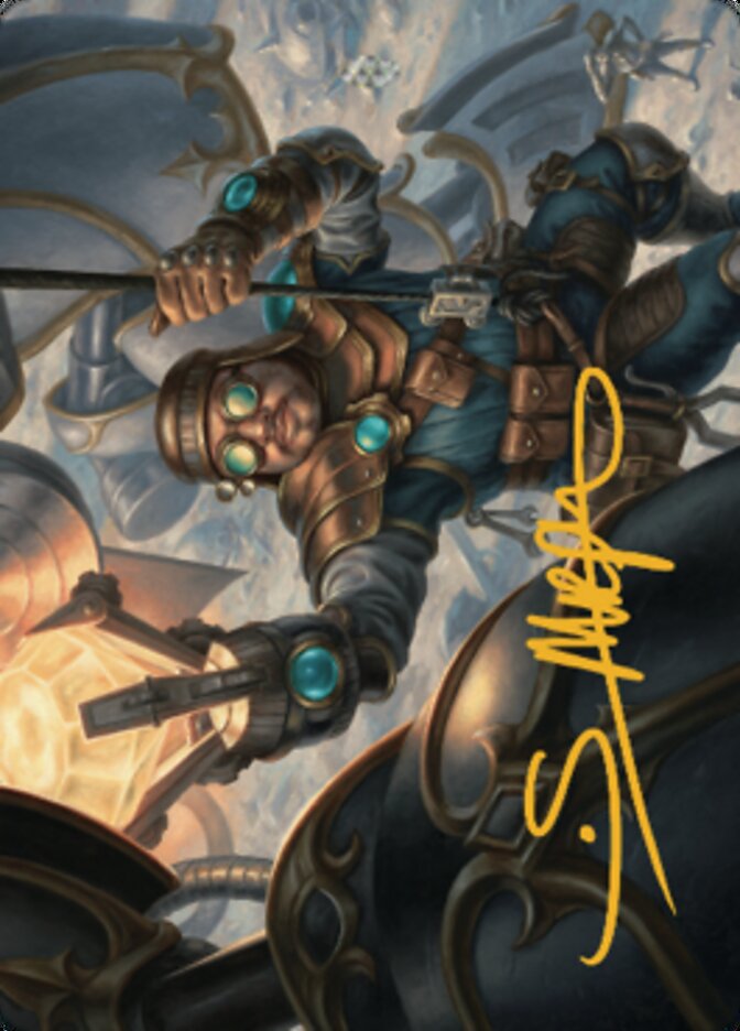 Image of Powerstone Engineer Art Card (Gold-Stamped Signature) [The Brothers' War Art Series]