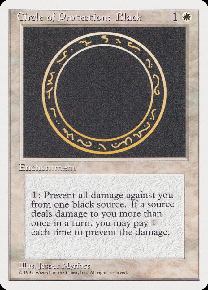Image of Circle of Protection: Black [Rivals Quick Start Set]