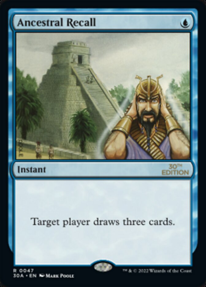 Image of Ancestral Recall [30th Anniversary Edition]