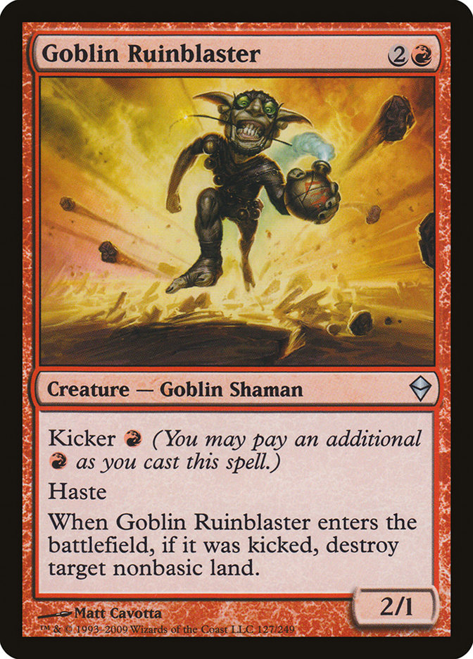 Goblin Ruinblaster [Zendikar]