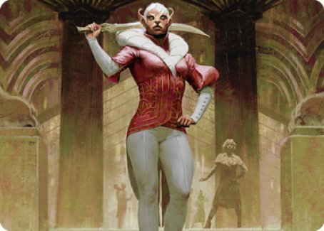 Image of Mage's Attendant Art Card [Streets of New Capenna Art Series]