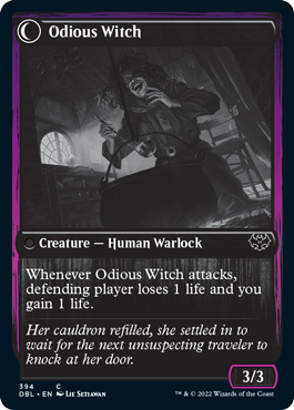 Image of Ragged Recluse // Odious Witch [Innistrad: Double Feature]